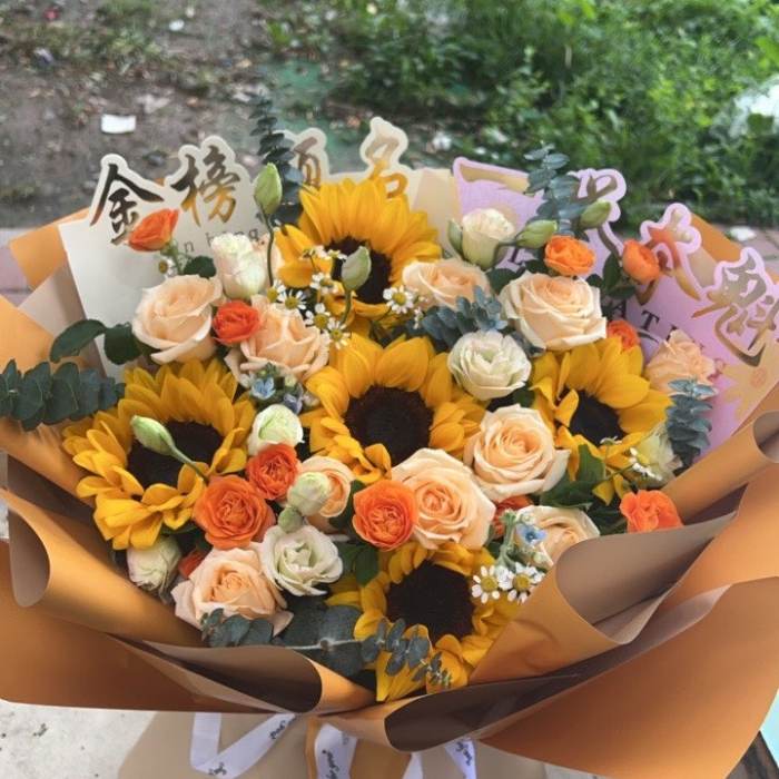 金华婺城区送高考生什么花